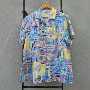 Vintage 80s Anthony Richards Shirt Women's L